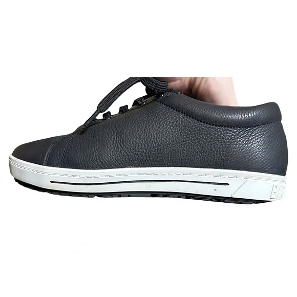 Birkenstock QO 500 NL Black Leather Non Slip Sneakers EU 38 US 7.5 - Picture 16 of 16